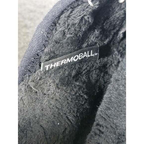 North Face ThermoBall Shoes Womens Size 10 Black Faux Fur Slippers Quilted Warm - Picture 9 of 10